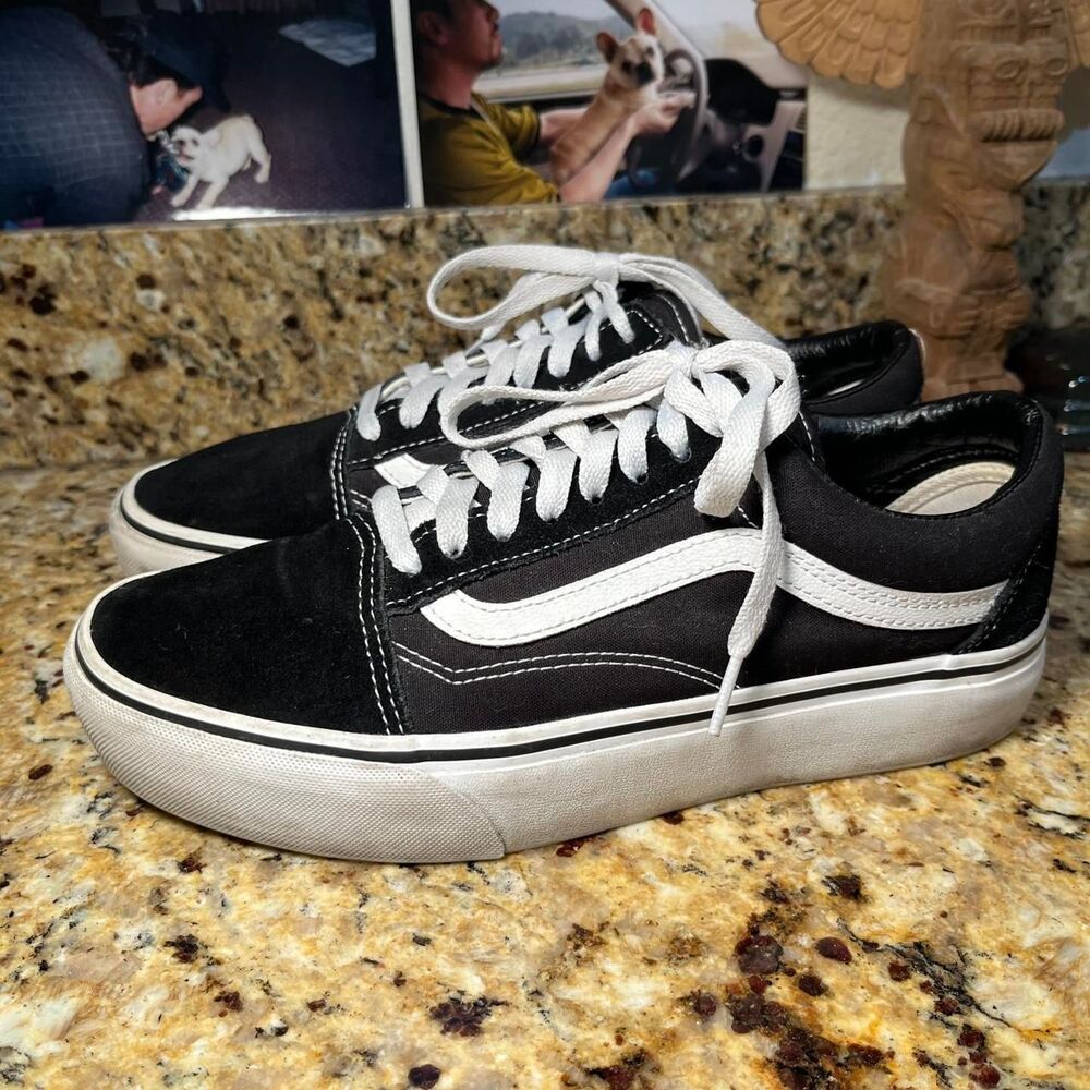 Vans Men's Yellow and White Trainers